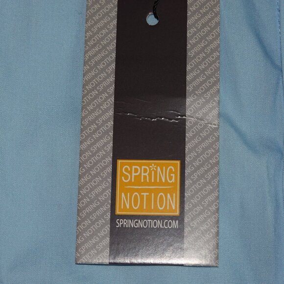 Boys Size 5 Sky Blue Button Down Long Sleeve Shirt - Picture 5 of 7